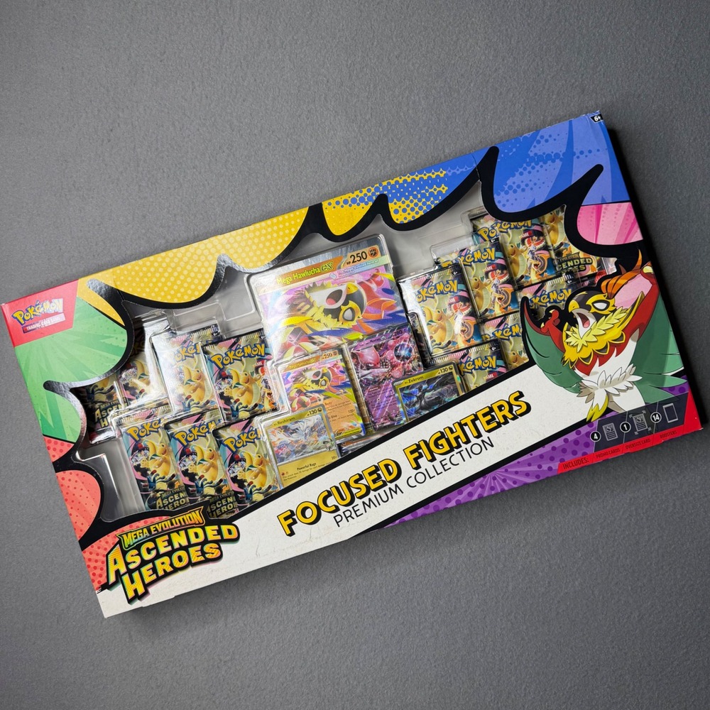Pokemon Focused Fighters Premium Collection Mega Evolution Ascended Hero's Sam's